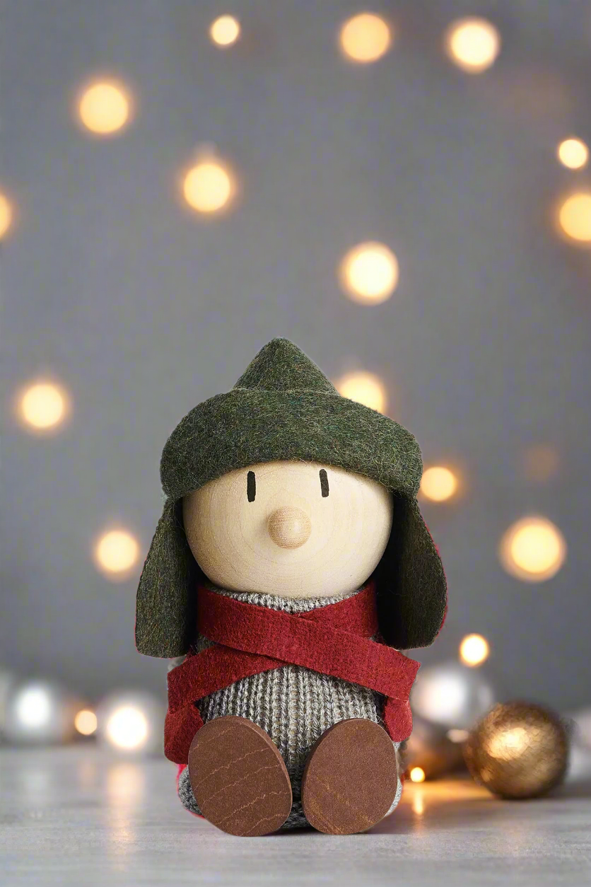 Tomte Gnome - Cousin Hugo (green cap)